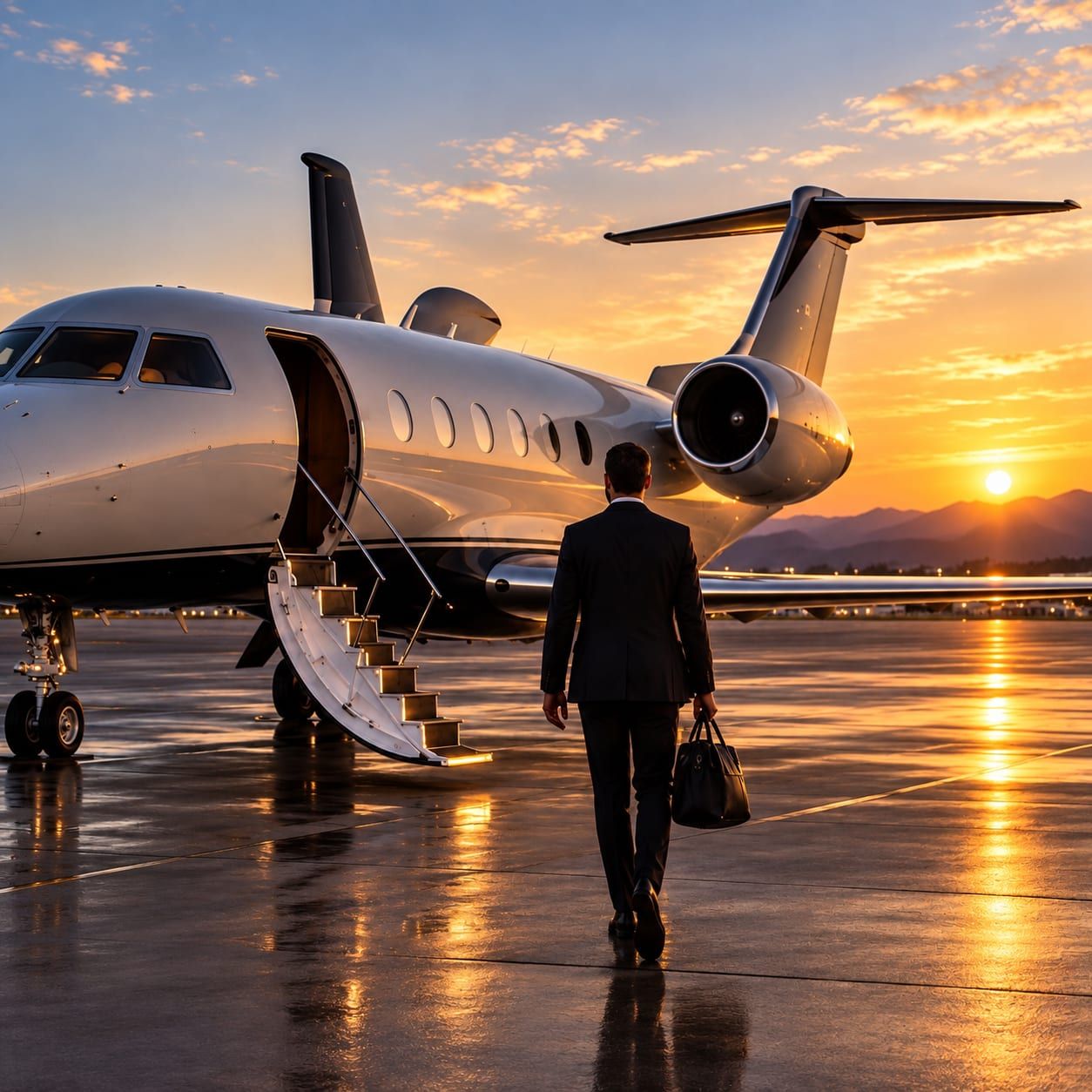 Auréa private aviation brand photography
