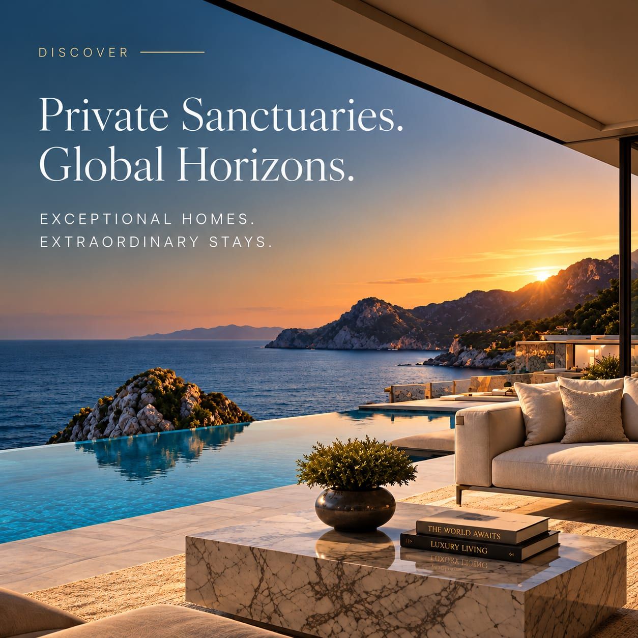 Auréa luxury villa brand photography